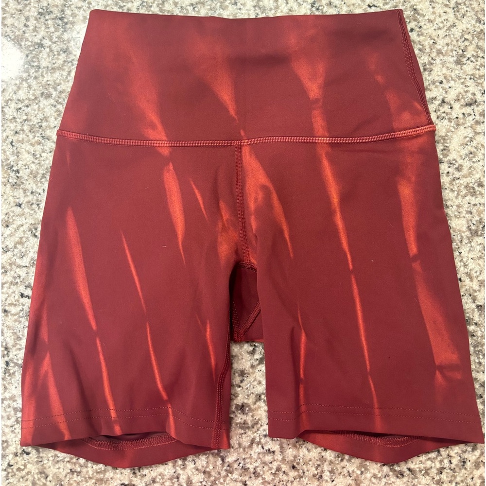 Lululemon Wunder train high rise shorts 8”